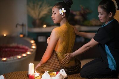 Body Wrap - Entering Samatha Spa: location, feel, and how the session starts