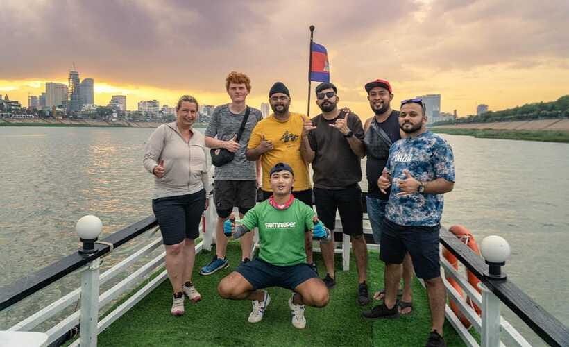 Phnom Penh: Bike & Boat Tour / E-Bike Available - Cycling the Mekong trails, taking breaks, and keeping the day comfortable