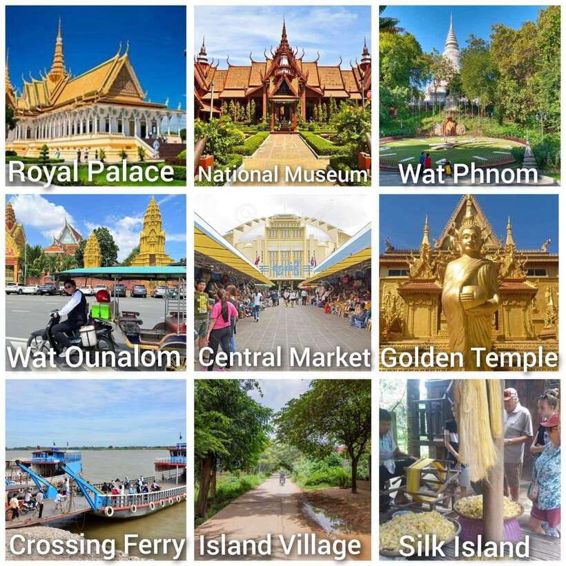Phnom Penh: City & Silk Island Full or Half Day Tour - Choosing Full-Day vs Half-Day: Get the Phnom Penh amount you want