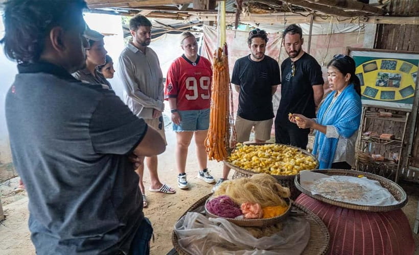 Phnom Penh Haft Day Tour to Silk Island by Tuk Tuk - Crossing the Mekong on a Local Ferry
