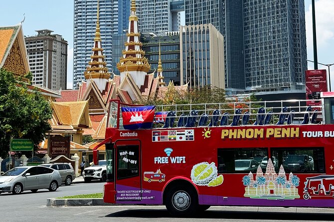 Phnom Penh Hop-on Hop-off Bus with Free Boat Cruise 1 Day Pass - Your route in detail: 16 stops and how to use each one