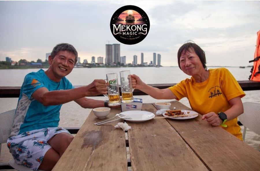 Phnom Penh: Sunset Cruise with Unlimited Beers & BBQ Buffet - Phnom Penh After Dark: City Lights Meet River Calm