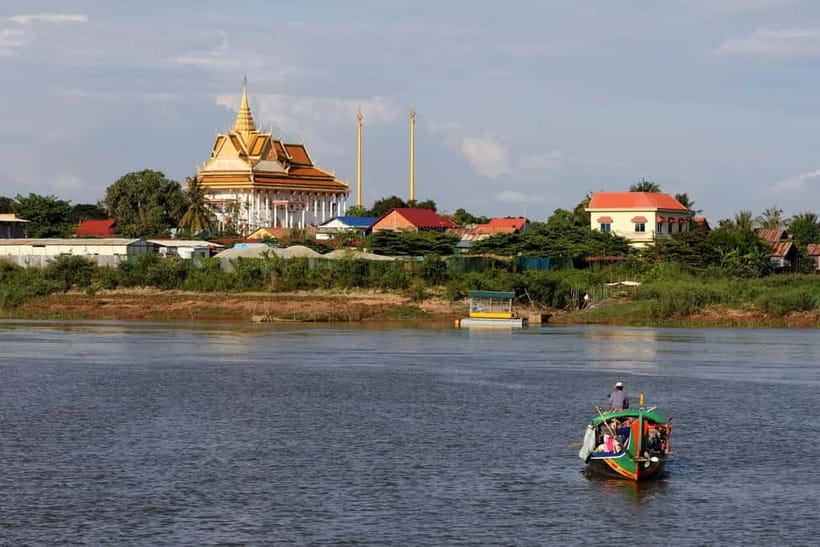 Siem Reap to Phnom Penh Full-Day land/cruise tour (one way) - Boarding the Mekong Tara Prince: close-to-the-water cruising