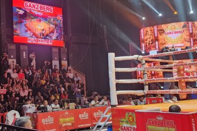 Watch Khmer Kickboxing with Free Beers by Ringside Seats - Getting There: Tuk-Tuk or Van Pickup and the Stadium Area