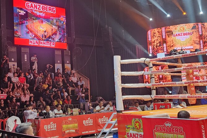 Watch Khmer Kickboxing with Free Beers by Ringside Seats - Getting There: Tuk-Tuk or Van Pickup and the Stadium Area